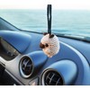 Crochet Dog Car Rear View Mirror Hanging Accessories, Car Charm,