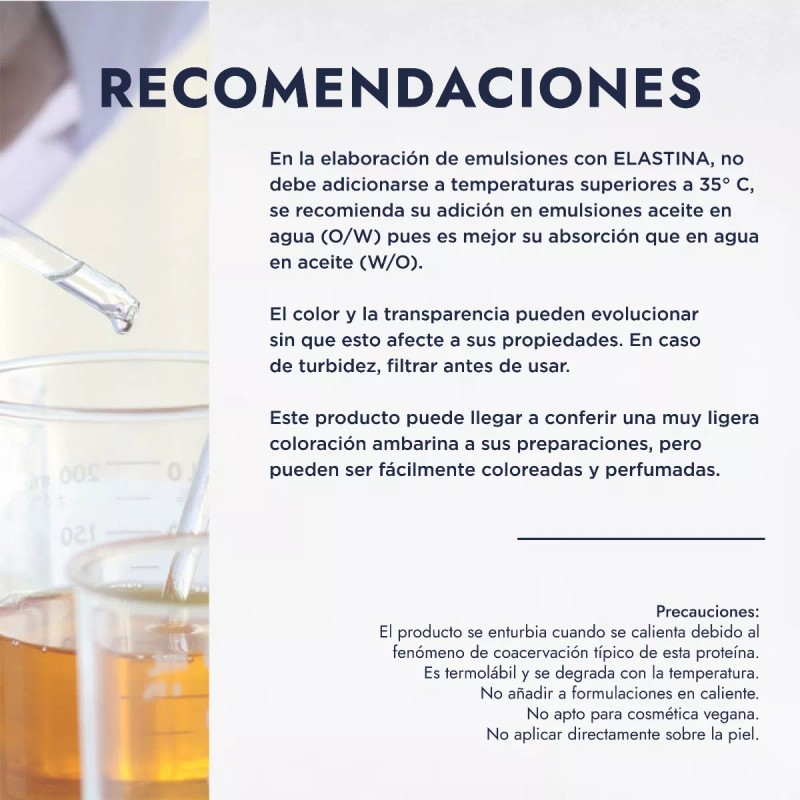 HEBBE COSMETICS EMH23 Extracto Elastina Acuosa (aditivo Cosmético) 50 G