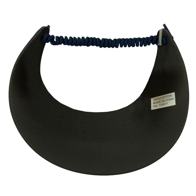 Mega Cap String Visors-Navy OSFM