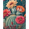 5 year monthly planner 2029 -2033: Floral Five Year Calendar