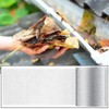 SPORTARC Aluminum Gutter Guard Roll 20ft Gutter Protector Rain Gutter