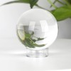 BTSKY 15Pcs 30mm Transparent Sphere Round Stands Baseball Holders -