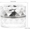 6 Piezas Tarro Acrílico Redondo Diamante de 5G para Crema
