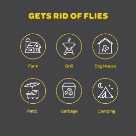 Sewanta Outdoor Disposable Hanging Fly Trap - 4 Traps