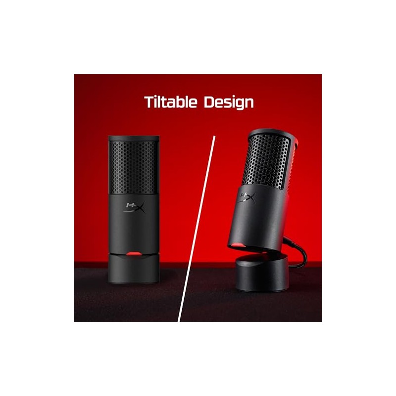 HyperX SoloCast 2 - Micrófono Condensador USB para Juegos para