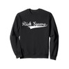 RICH SQUARE Baseball Vintage Retro Font Sweatshirt