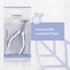 TITANIA Cuticle Nippers with Soft Touch Handle Professional Cuticle Nipper
