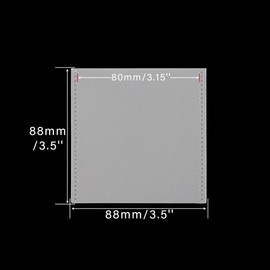 12 Sheets Frosted PP Small Cash Envelope 3.15x3.5 Inch Zipless Mini Budget Cash Stuffing Envelopes No Tab No Hole Card Pockets for Money Planner Bill Organizer Wallet System