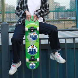 21 Pcs Oilers Stickers for Adults Teens Children, Hockey Team Theme Vinyl Waterproof Decals for Laptop, Water Bottles, Phones, Skateboards, Guitars, Luggage (S/M/L 3 Sizes)