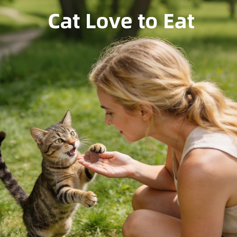 Just Try Taurine for Cats Treats with Vitamins Coenzyme Q10,