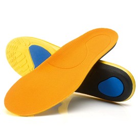 YURRUON 1 Pair Arch Support Insoles Shoe Insoles Inserts Cushioning Foot Pad Insert Flat Foot Shoe Insoles for Men and Women