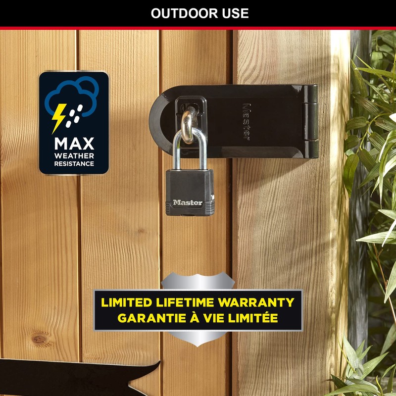MASTER LOCK Heavy Duty Padlock [Key] [Covered Laminated Steel] [Weatherproof