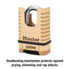 Master Lock ProSeries Brass Padlock, Set Your Own Combination Lock,