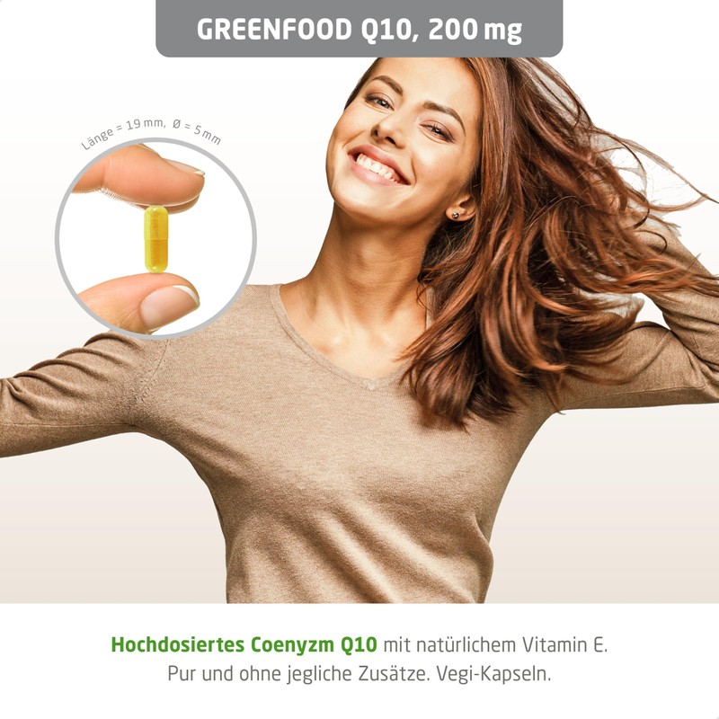 Vegan Coenzyme Q10 200 mg PURE Q10 (.) – Extra