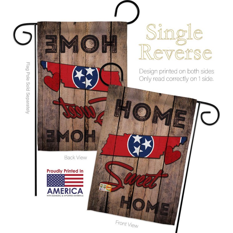 Ornament Collection GS191143-P3-02 State Tennessee Home Sweet Americana States Impressions
