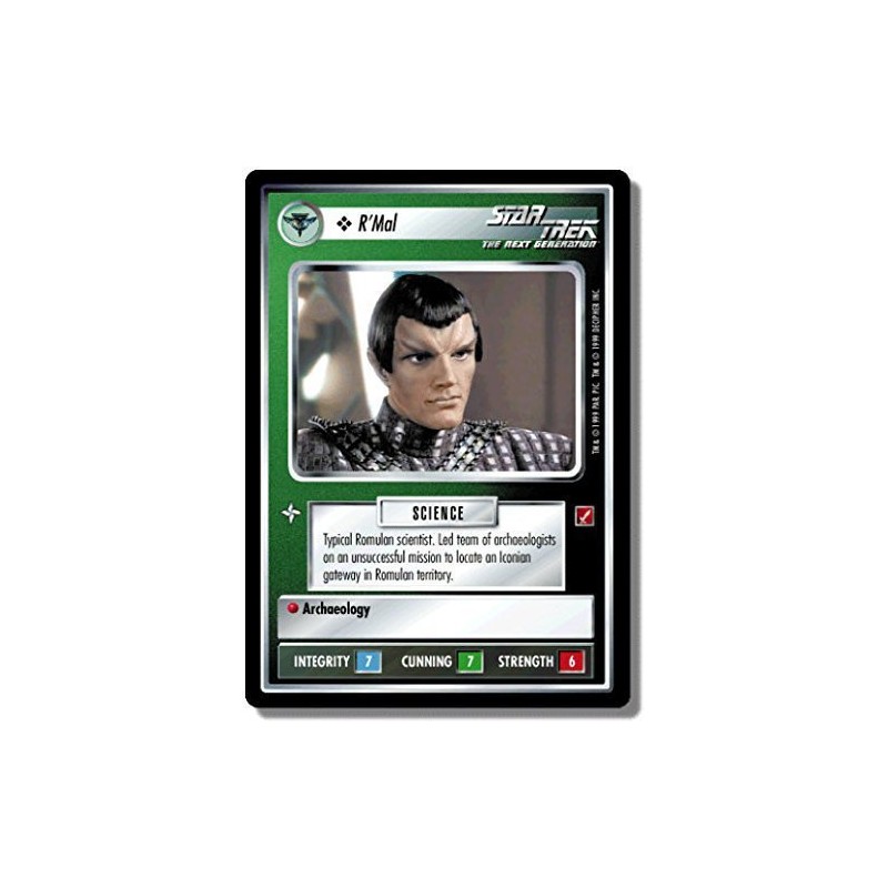 Decipher Star Trek CCG 1E BOG Blaze of Glory R'MAL
