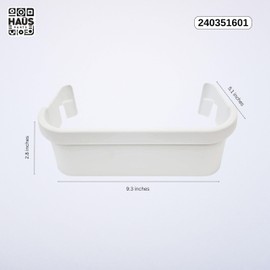 240351601 for Refrigerator Freezer Door Bin Shelf White* (2)