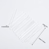 20 Pcs Clear Popsicle Sticks, Reusable Cakesicle Sticks Acrylic Ice