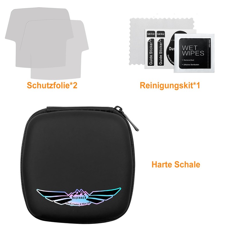 NICEDACK Hard Shell Protective Case for Bosch Intuvia, E-Bike Computer
