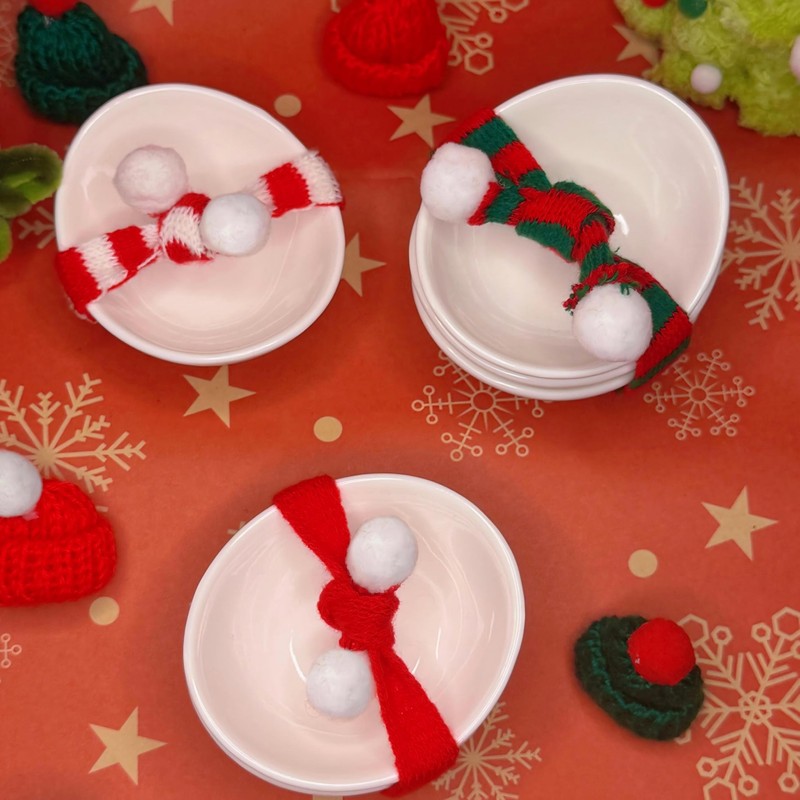 Holitika Soy Sauce Dish - Dipping Bowls Set, White Porcelain