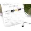 Positive Mindset Support Bracelet - Crystal Bracelet for Positivity -