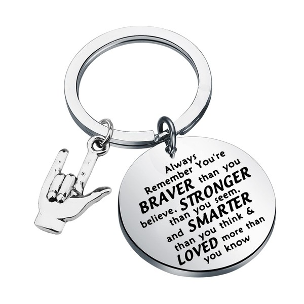 SEIRAA Sign Language Key Rings I Love You Hand Sign