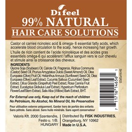 Difeel 99% Natural Moisturizing Hair Care Solutions - Pro-Growth 2.5 ounce