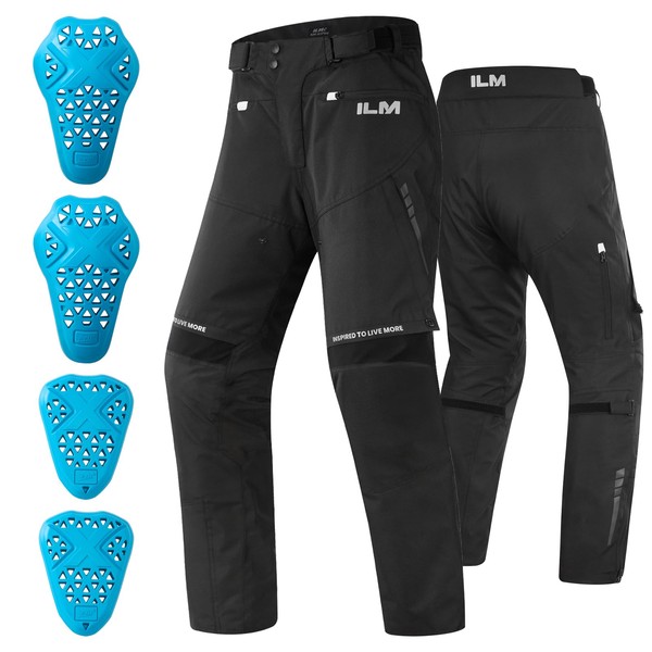 ILM Motorcycle Riding Pants Men CE Armored Motocross Touring All