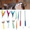 Funny Cat Feather Stick Interactive Thickening Lightweight Cat Feather Toys