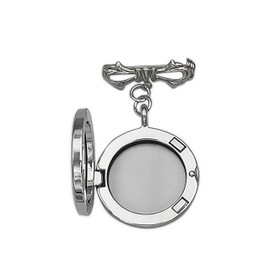 Wedding Bouquet Photo Charms, Bridal bridegroom Charm DIY Pin Brooch Making Kit Bouquet Picture Charm for Wedding Memory Friend Graduation Gift, Silvery