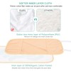 2pcs Castor Oil Stomach Pack Reusable Zipper Pocket Less Mess