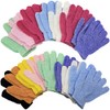 30 Pcs Exfoliating Shower Gloves, 15 Colours