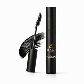 Beako Co. Máscara de Pestañas Waterproof - Volumen, Alargamiento y Definición - Vitamina E - Rímel Larga Duración Negro Intenso - Efecto Pestañas...  