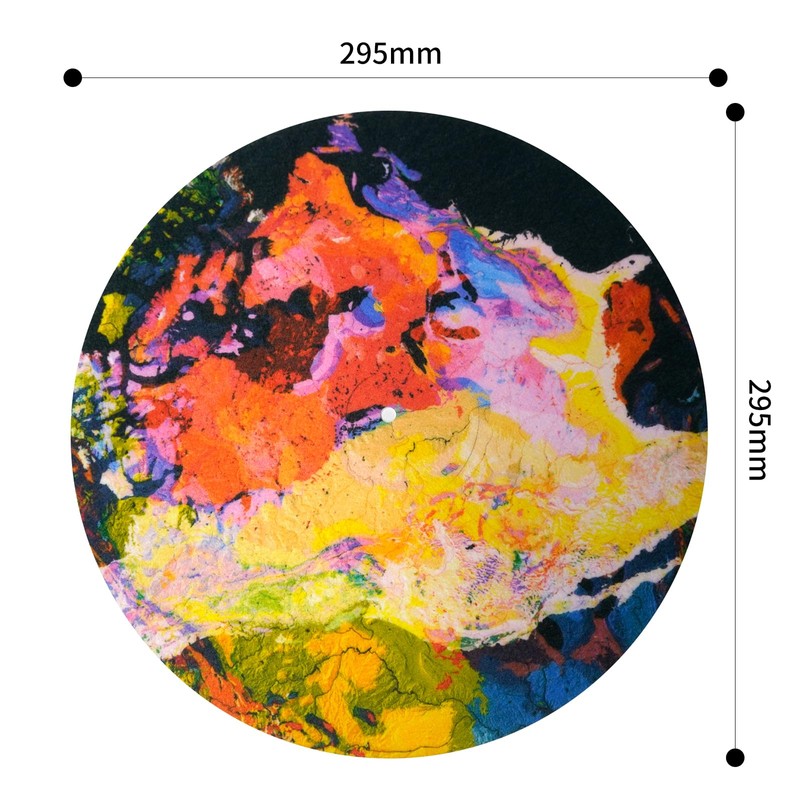 12 Inches Turntable Platter Mat Record Mat Anti-Static Slipmat for