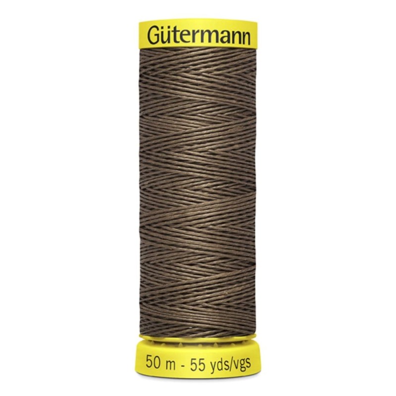 Gütermann - Filo di lino 50 m, diversi colori (marrone