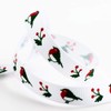 Robins Christmas Grosgrain Ribbon - 9mm x 5M - White