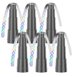 Fly Fans for Tables, Foldable Fly Fan, Chemical Free Food Fans to Keep Flies Away – Portable Safe Soft Blades Physical Fly Repellent Fans for Parties, Picnic, Camping & Outdoor Dining (6PCS)