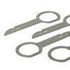 vhbw 4 x Radio Release Lever Compatible with Volkswagen Fox,