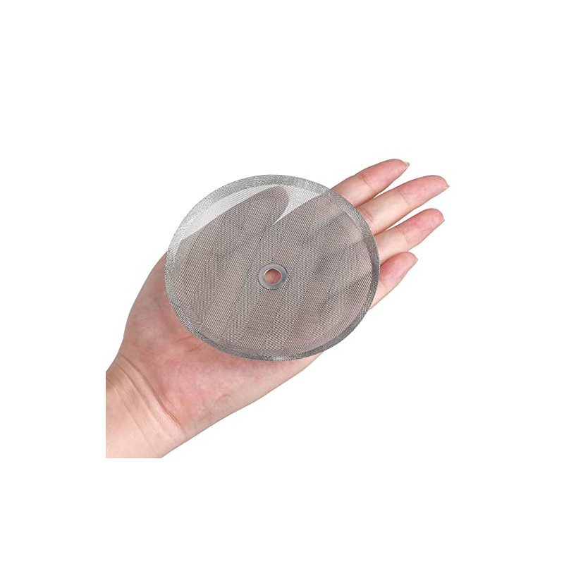 6 Pieces Attsky French Press Filter, 4 Inch Stainless Steel