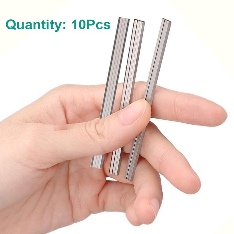 Reversible Electric Planer Blades 82mm, Durable Stainless Steel Planer Blades