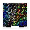 IdeaFormer-3D PEF H2S H2D Build Plate 346x355mm, Rainbow Confetti PEF+Galaxy