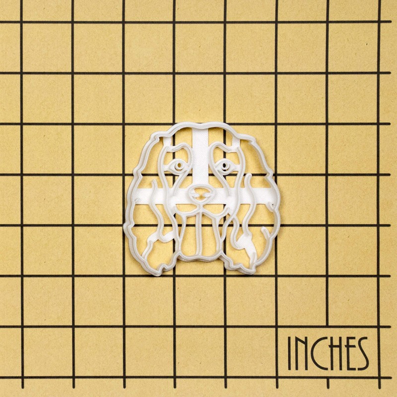 Working Cocker Spaniel Face cookie cutter, 1 piece - Bakerlogy