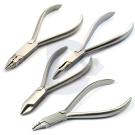 4Pcs Dental Orthodontic Pliers Kit Young Aderer Weingart Nance Loop Forming Arch Wire Bending Instruments