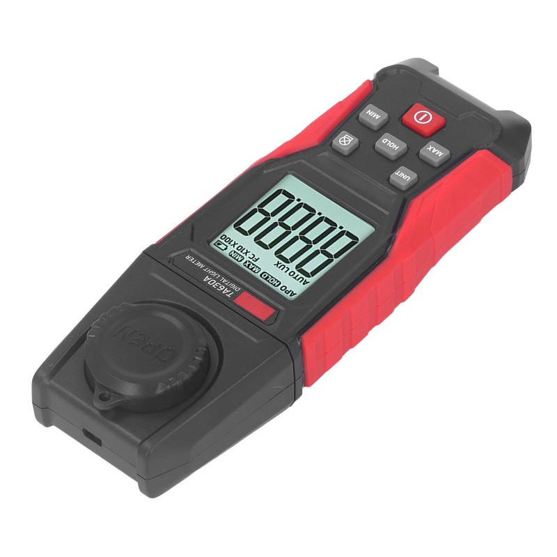 Digital Illuminometer High Accuracy 200000 LX Range 0.1LX Resolution Luxmeter