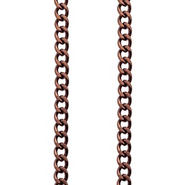 REGENT Pocket Watch Chain Pocket Watch Chain for Pocket Watch with Carabiner and Spring Ring in Various Designs, P-624 - Brown, Dress
