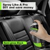 NADAMOO Leather Spray Paint Semi-Gloss Black 2 Cans - Flexible