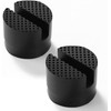 Zodazoqa 2 Pcs Car Trolley Slotted Jack Rubber Potector Pad