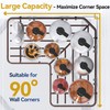 YASONIC Shower Caddy Corner, 3-Pack Adhesive Rustproof Stainless Steel Shower