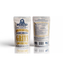 Palmetto Farms Yellow Grits Non-GMO Gluten Free WE ARE THE MANUFACTURER! Polenta