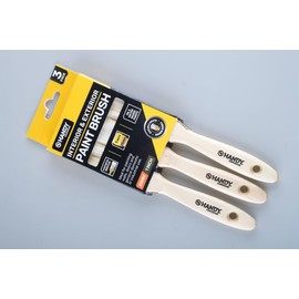 Handy Hardware Wooden Handle Paint Brush, 25 mm Size (Pack of 3)